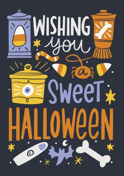 Wishing you a sweet Halloween created by Natalia Gonzalez