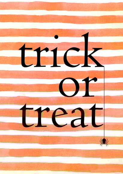 Trick or Treat Halloween Card created by Pippin Prints
