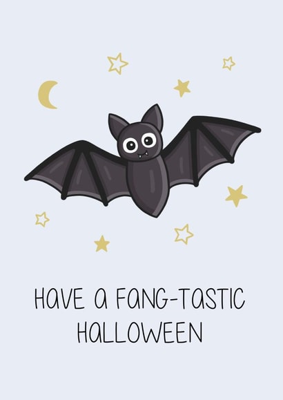 Fang-Tastic Halloween Bat created by Creaternet