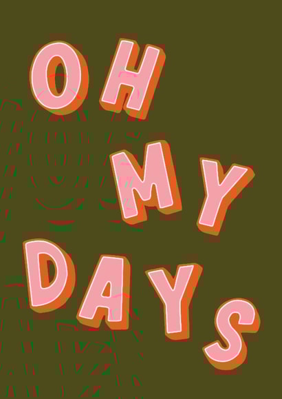 Oh My Days Playful Congratulations Card created by Betiobca
