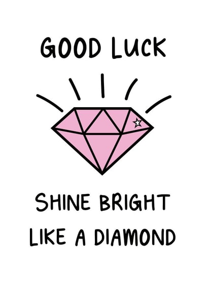 Good Luck Shine Bright created by The Happy Company
