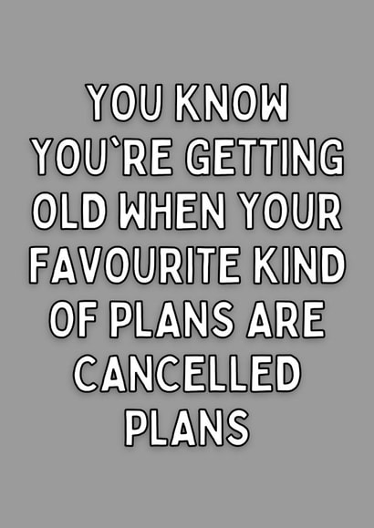 Cancelled Plan Birthday Card created by Meg's Creative Outlet