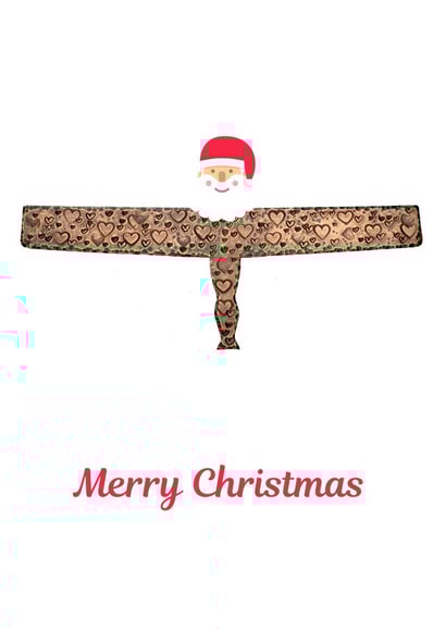 Geordie Angel of the North Santa created by desayn