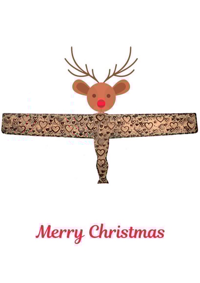 Geordie Angel of the North Reindeer created by desayn