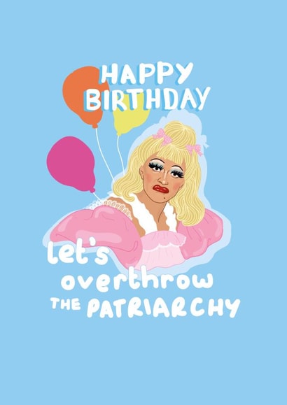 Bimini Bon Boulash - Birthday Patriarchy Rupaul's Drag Race UK RPDR created by PonyChops