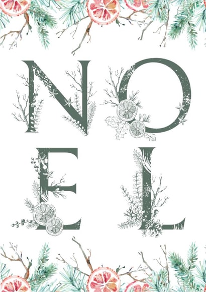 Noel Christmas Card created by Paper Wishes Co