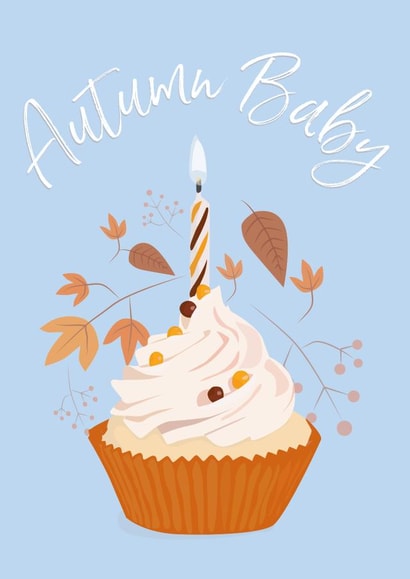 Autumn birthday card created by Lauren Sheridan