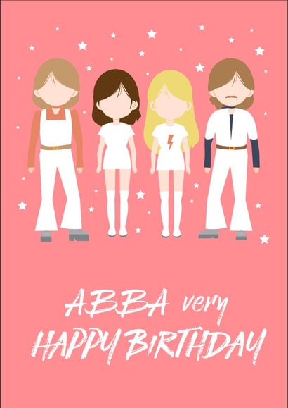 ABBA very Happy Birthday 1000 created by Betty Kitten