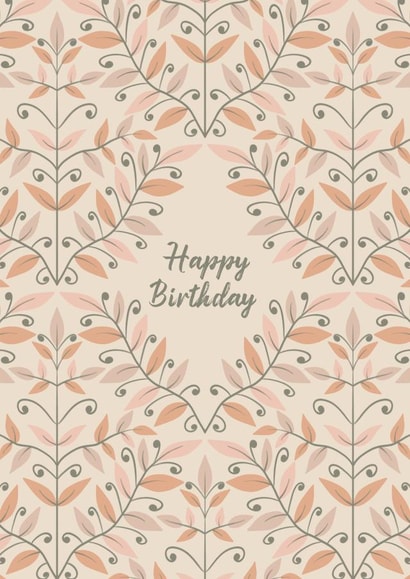 Autumn Leaves Birthday Card created by Hannah Maria