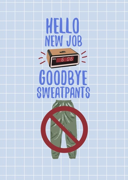 Hello new job card 1000 created by @squiggleinthecity