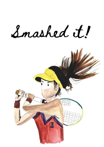 Smashed it like Emma Raducanu created by Artisal
