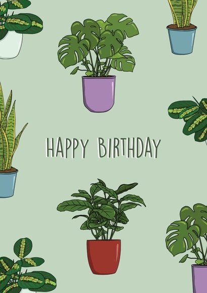 Plant Birthday Card created by Canny Crafted