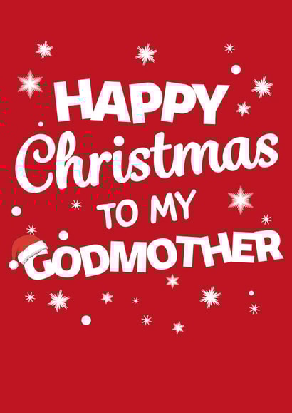 Happy Christmas to my Godmother created by Yeti Design