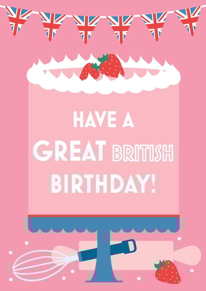 Bake Off Birthday Card created by Fifi Designs