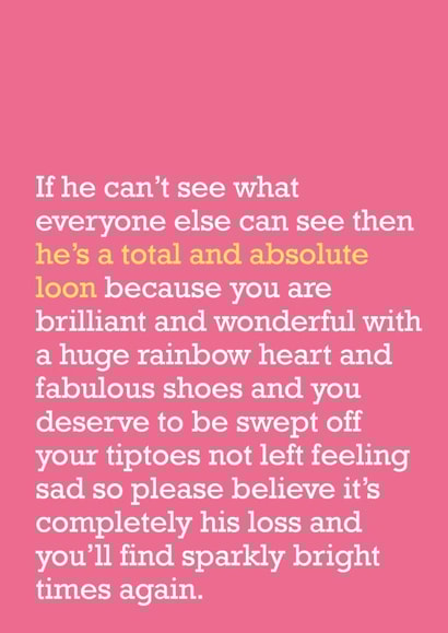 Break Up Card - Sibling - Friendship Card - Sympathy Card created by The Right Lines