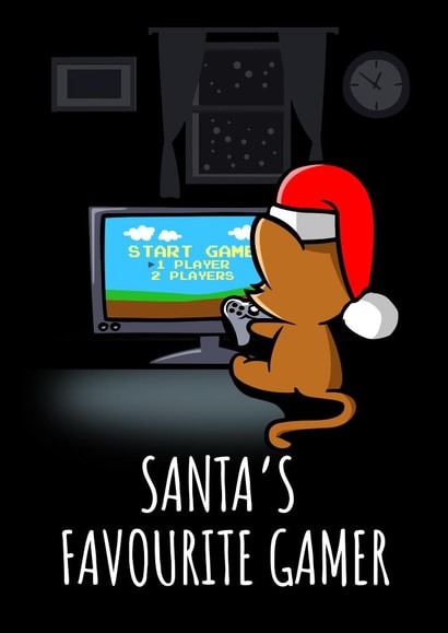 Santa's Favourite Video Gamer created by NerdShizzle