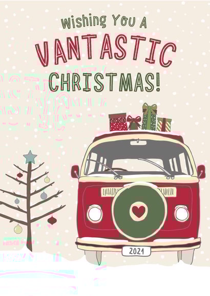 Camper Van Vantastic Christmas Card created by Wink Design - Michelle Roberts