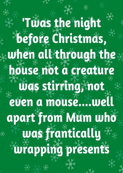 A perfect Christmas card for your Mum created by Made by Betty