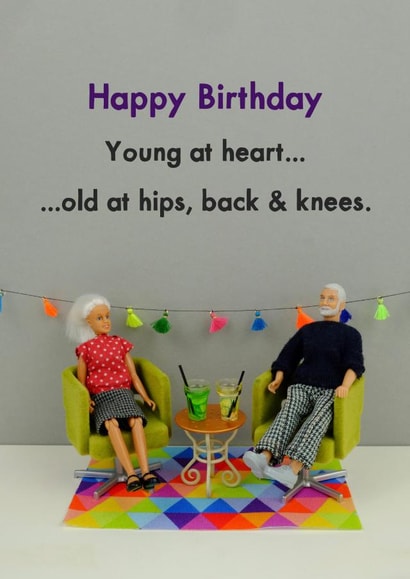 Young at heart Birthday created by Bold & Bright Cards