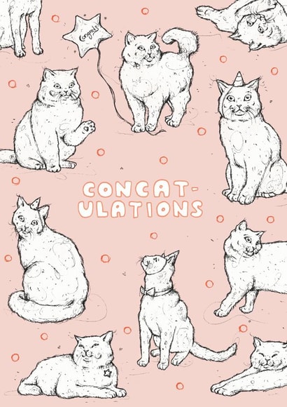 Concatulations New Job Card created by Bekka's Illustrations