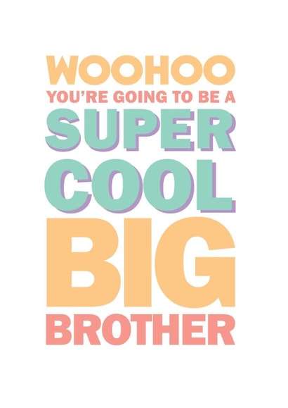 Big Brother to be! created by bump birth & baby 2020