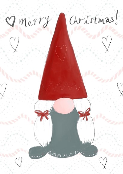 Merry Christmas Scandi Christmas card created by Doodling Bec