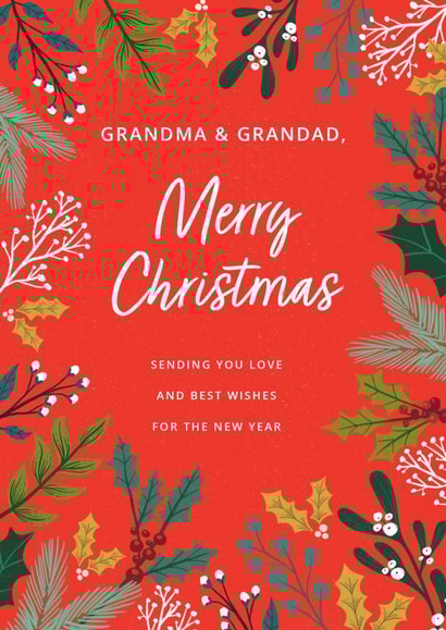 Grandparents - Traditional Christmas created by Dalia Clark Design
