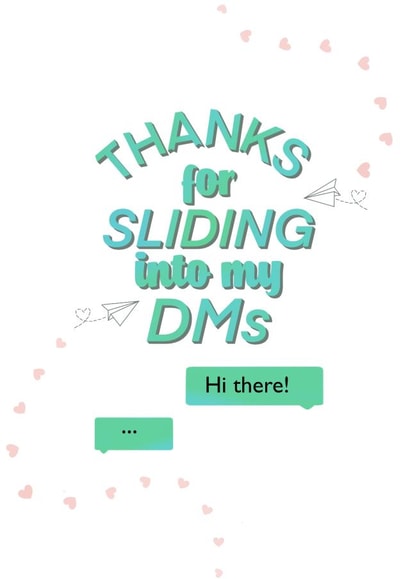 Cheeky DM Anniversary Card created by Giggles with V
