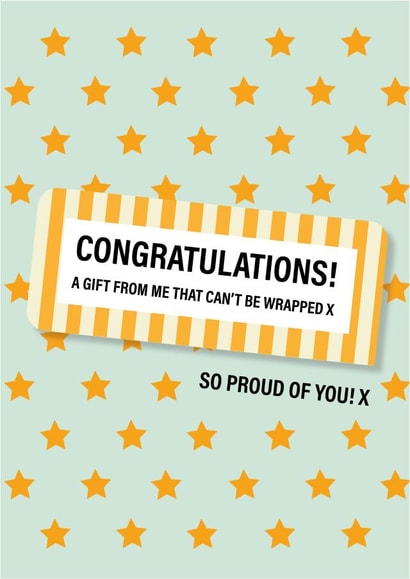 Congratulation card voucher! created by Notemans