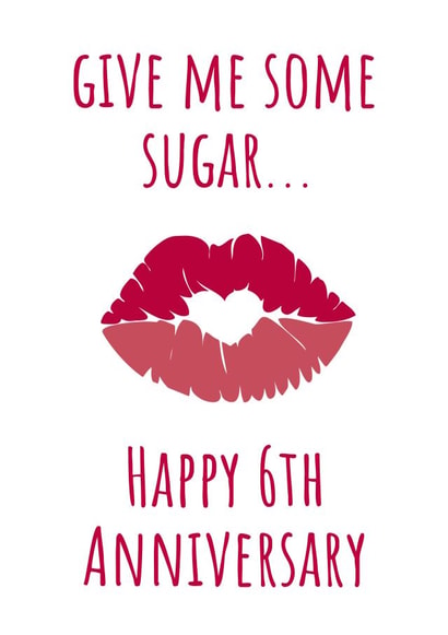 6th Anniversary - Sugar Lips created by A Bee's Designs