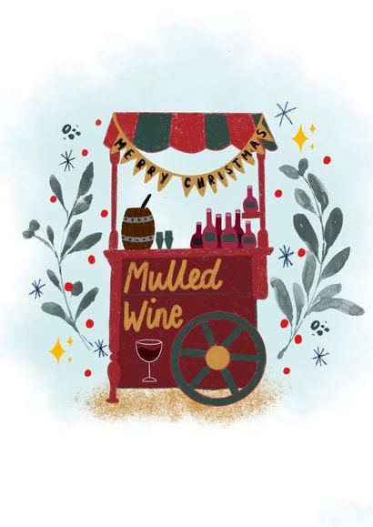 Mulled wine christmas card created by EmilyKateCo