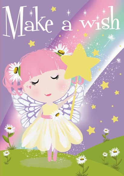 Make A Wish Fairy Birthday Card created by HelenFaerieArt