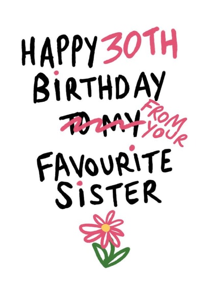 Happy 30th birthday sister created by Sew Last Summer