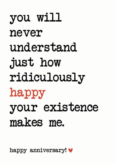 Ridiculously Happy Anniversary Card created by Dandy Pug