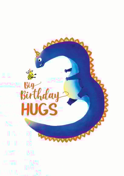 Big Hug Birthday Card created by Gauri Wandalkar