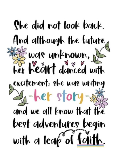 New Adventures - Fresh Start Quote Card created by And You Can Quote Me