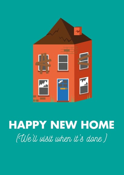 Crappy New Home created by Popsie Cards