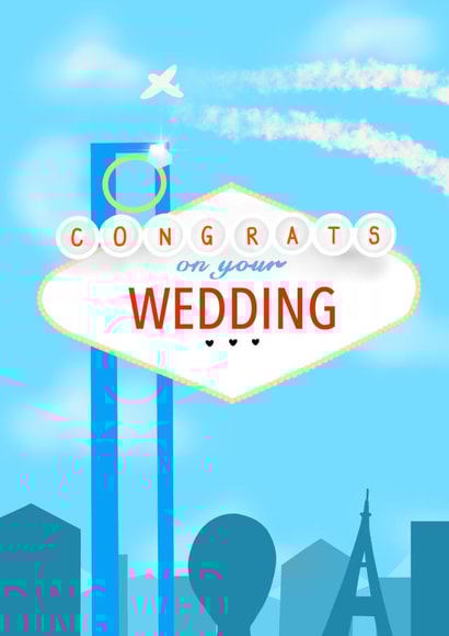Las Vegas Wedding Card created by Lucy Aldebert