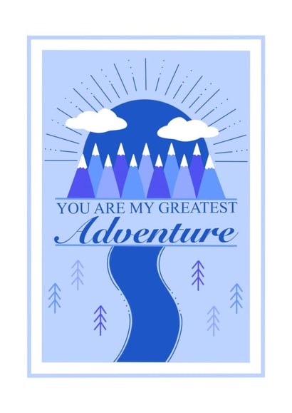 My greatest adventure card created by Monzino Creations