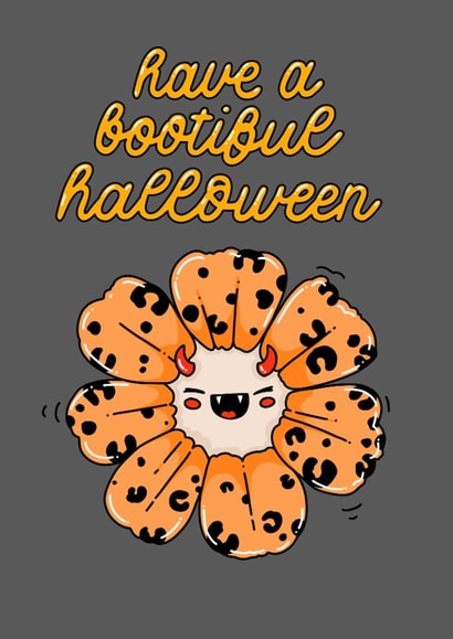 Funny cheeky Halloween card created by Lena Lapina