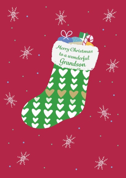 Merry Christmas to a wonderful Grandson created by Missycards