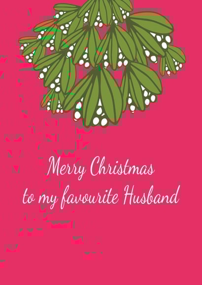 Merry Christmas to my favourite husband created by Missycards