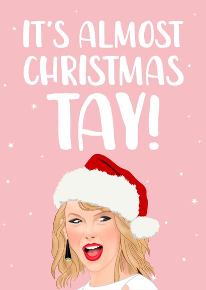 Taylor Swift Christmas Card created by The Cake Thief