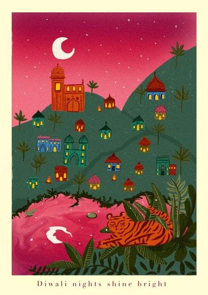 Shine Bright Diwali Card created by The Potato Diary