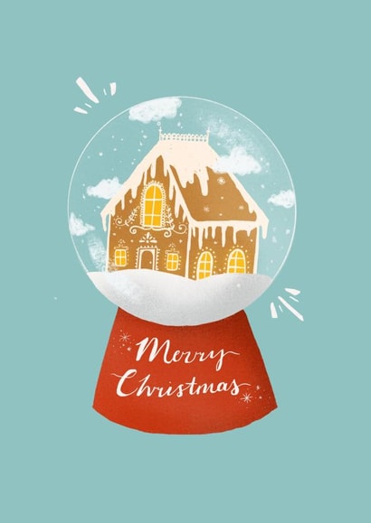 Gingerbread Christmas Snowglobe created by The Potato Diary