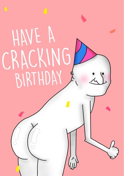 Cracking Birthday Card, Funny Birthday Card, For Him, Her created by NotNiceThings