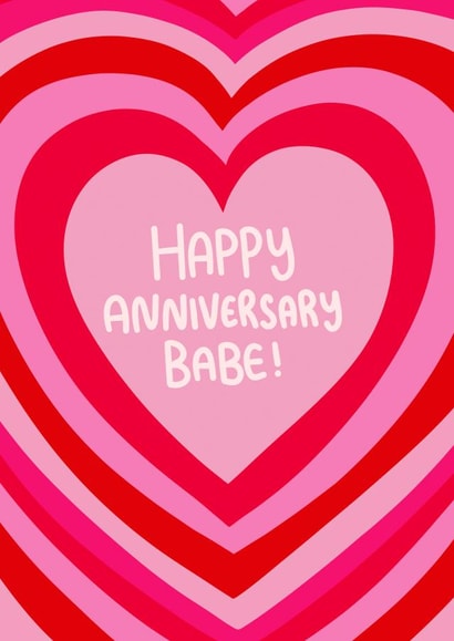 Happy Anniversary Babe! created by @pepperpeachillustrations
