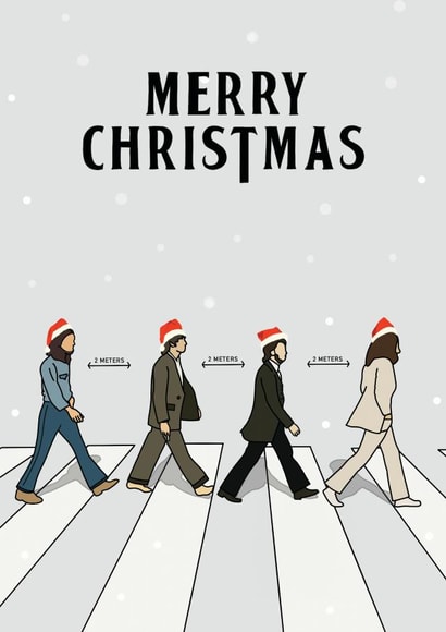 2 meters beatles christmas / Abbey Road created by Jamie Lindsay