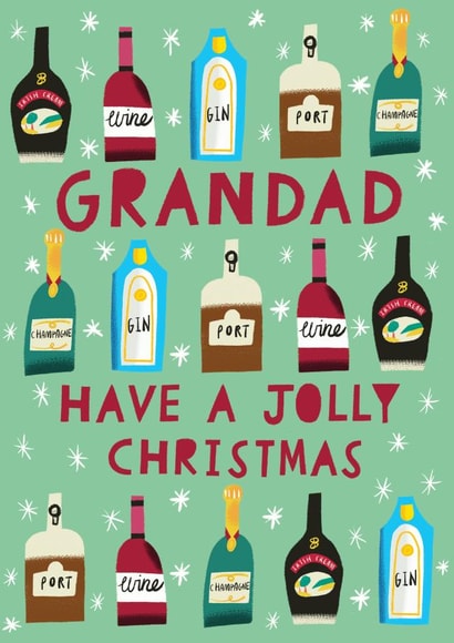 Grandad Have A Jolly Christmas created by @AimeeStevens.Design