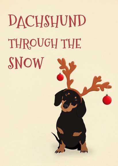 Dachshund Christmas created by Artzen Island